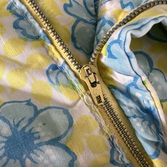 🤩RARE Lily Pulitzer men’s stuff Blue Yellow Floral Print size 37 x 27 - Picture 6 of 15